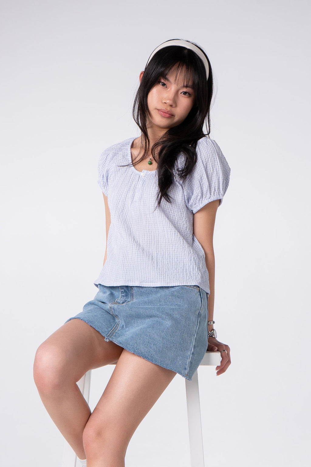 Puff Sleeve Daily in Blouse