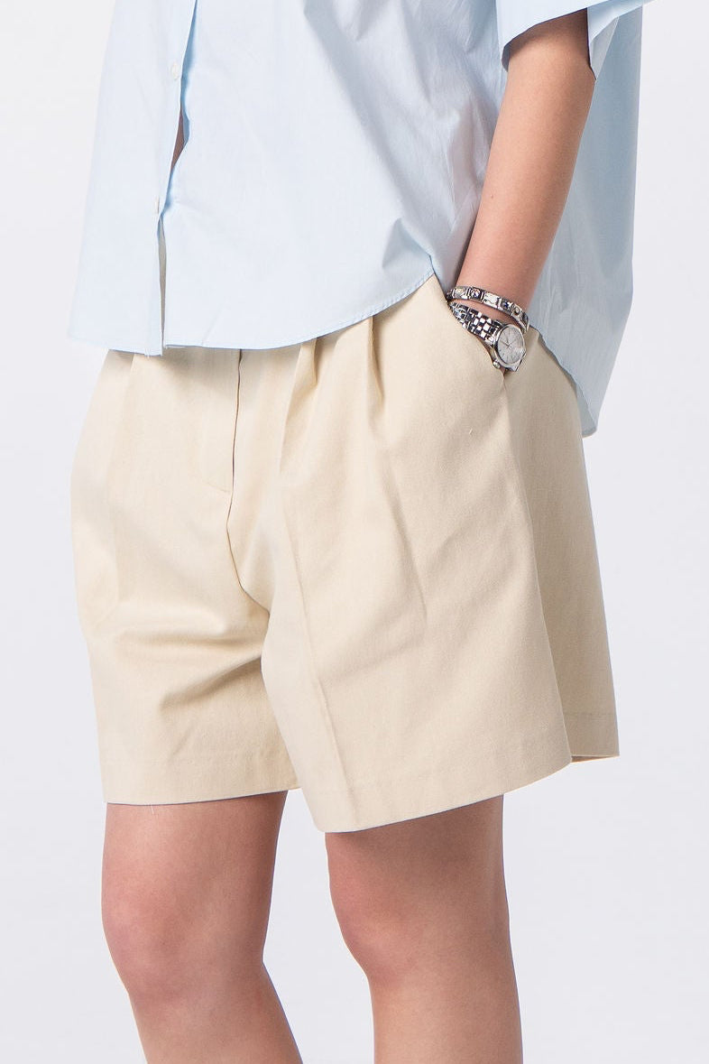 Pleated Shorts