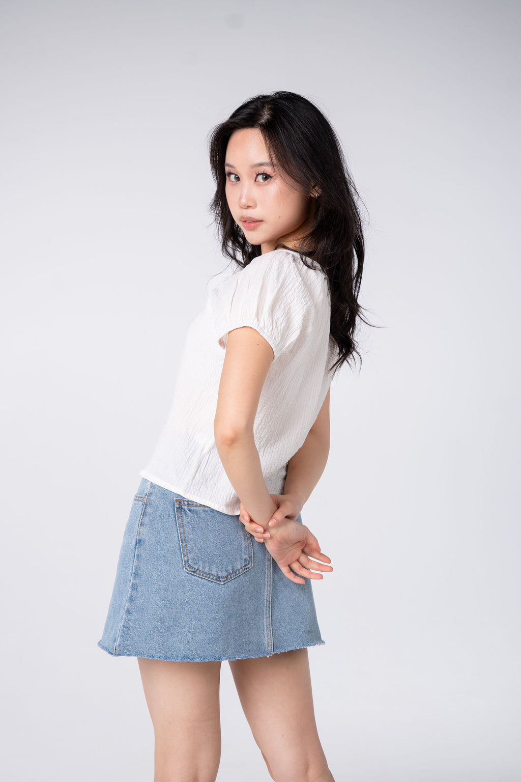 Puff Sleeve Daily in Blouse
