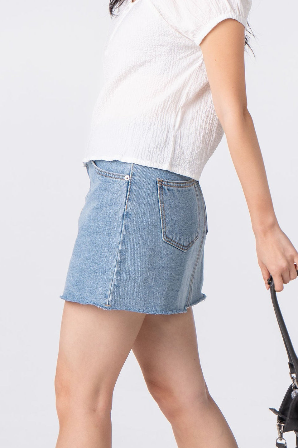 Denim Short Skirt